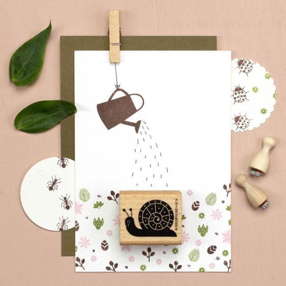 5x Stempel | Schnecke