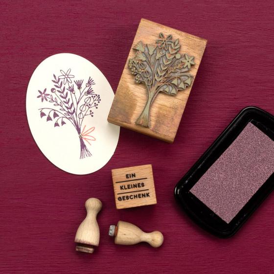 5x Stempel | Wiesenstrauss