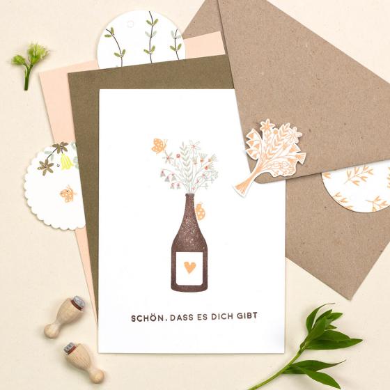 5x Stempel | Wiesenstrauss