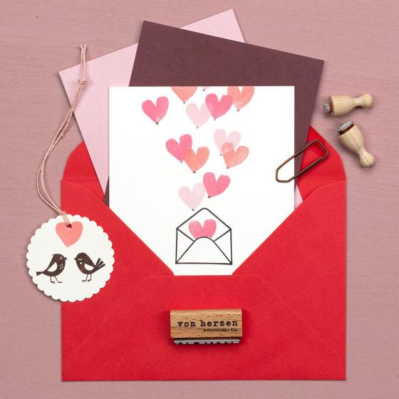 5x Stempel | Briefumschlag gross