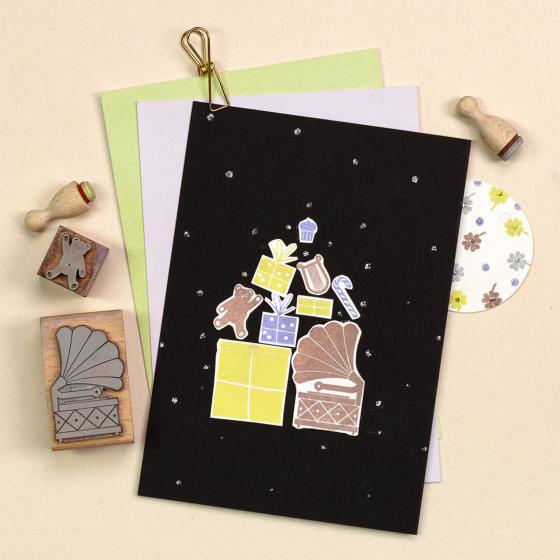 12x Stempel | Harfe