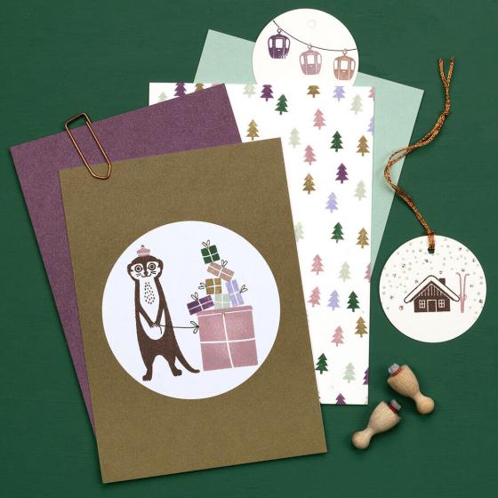 12x Stempel | Tannenbaum mini