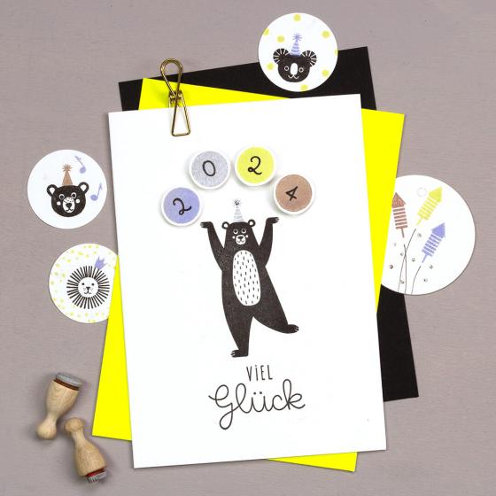 5x Stempel | Viel Glück 2