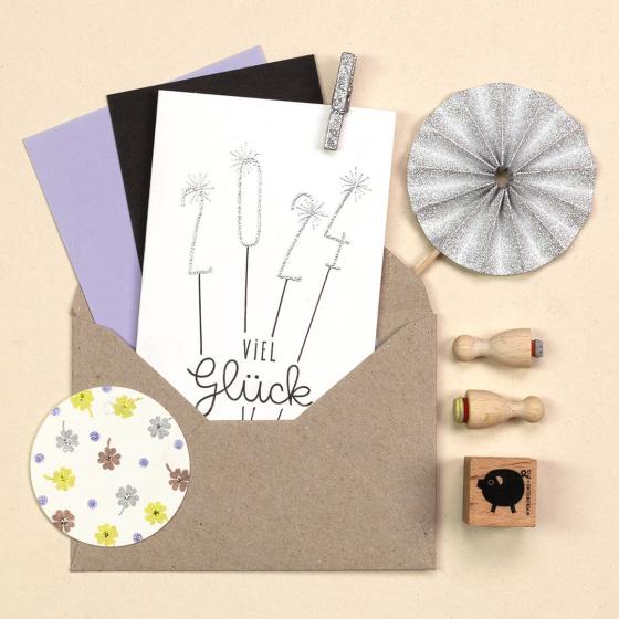 5x Stempel | Viel Glück 2