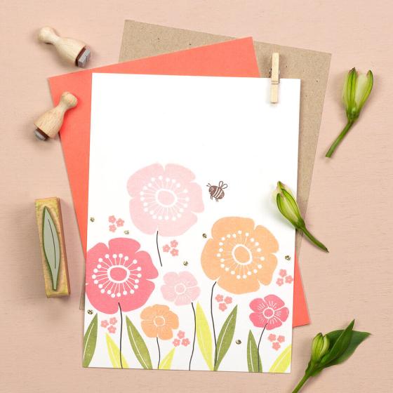 5x Stempel | Klatschmohn XL