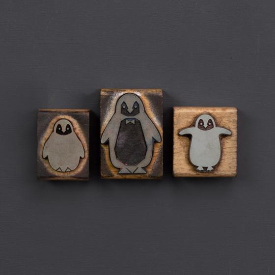 5x Stempel | Pinguinbaby 2