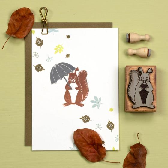 5x Stempel | Regenschirm