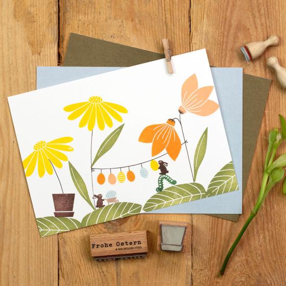 5x Stamp | Coneflower