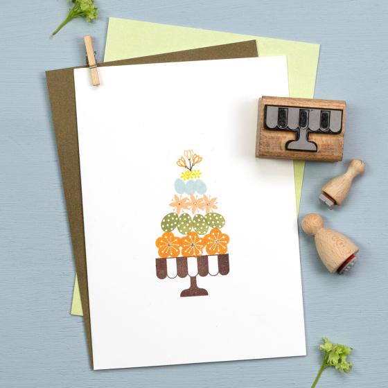 5x Stempel | Tortenplatte