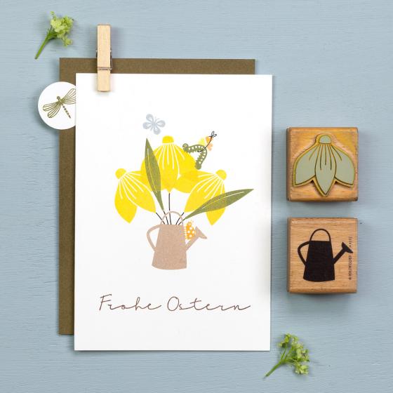 5x Stempel | Narzisse