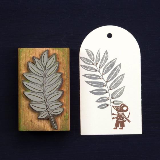 5x Stempel | Eschenblatt XL