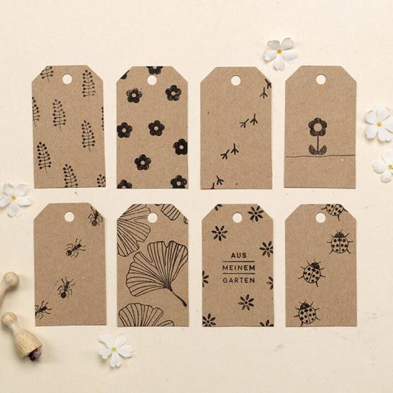 5x Stempel | Blume