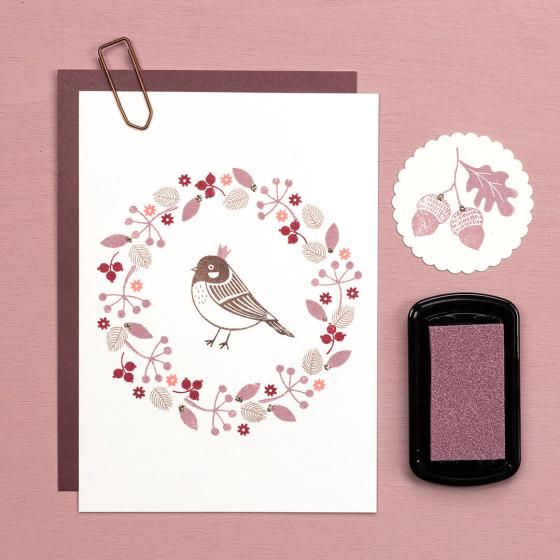 5x Stempel | Fünf Knospen