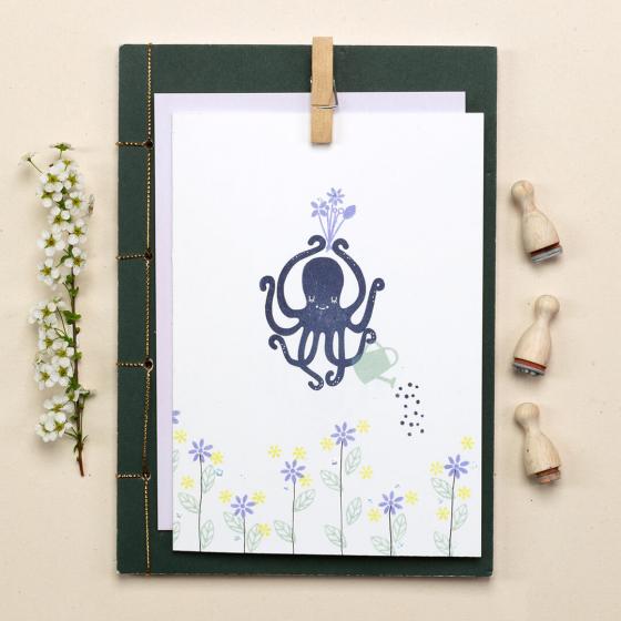 5x Stempel | Blumenstrauss