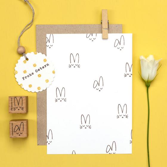 5x Stempel | Hase Schlappohr