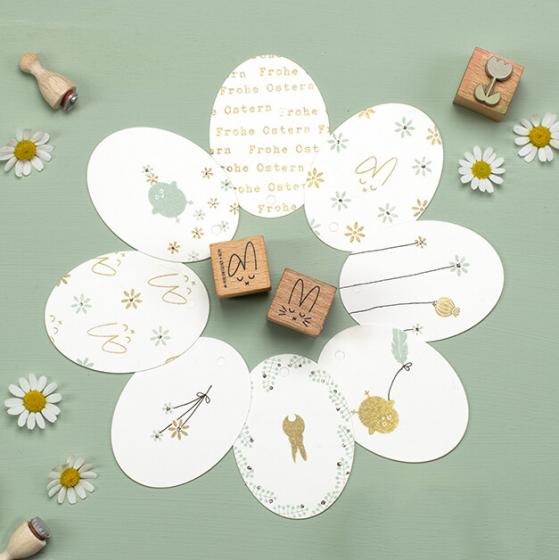 5x Stempel | Hase Schlappohr