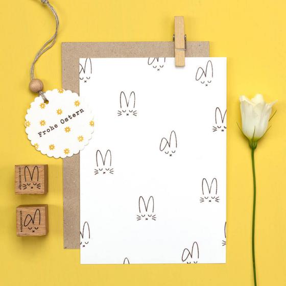 5x Stempel | Hase Spitzohr