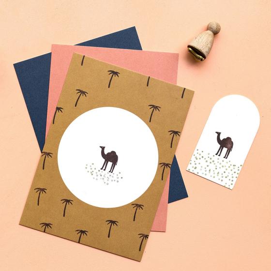 5x Stempel | Kamel klein