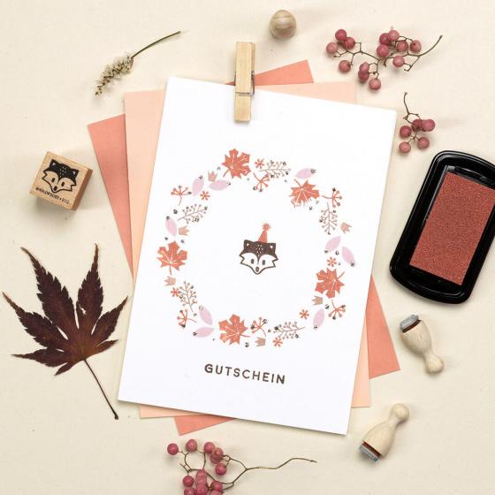 5x Stempel | Fuchskopf
