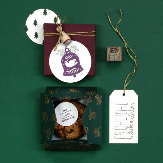 5x Stempel | Mit Liebe gebacken