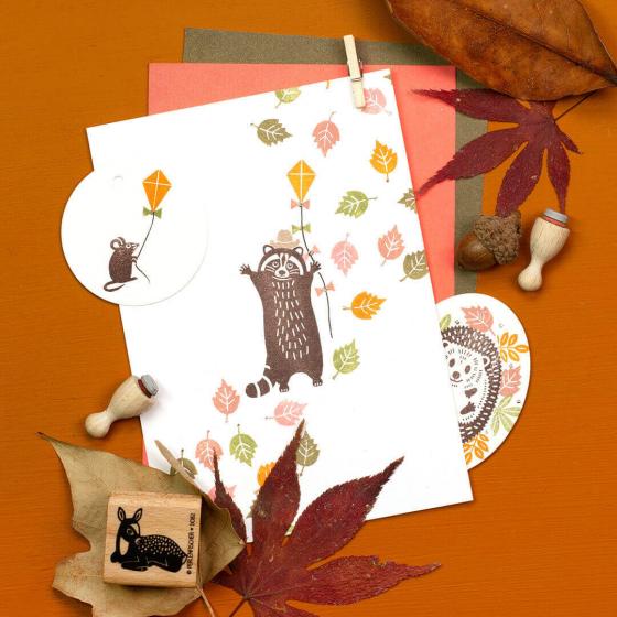 5x Stempel | Maus stehend