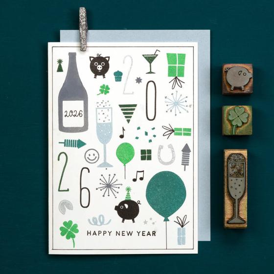 5x Stempel | Glücksschwein 2