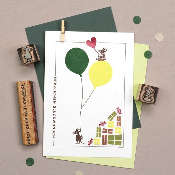 5x Stempel | Maus Lotti