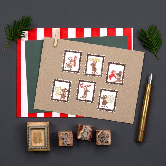 5x Stempel | Maus Greta