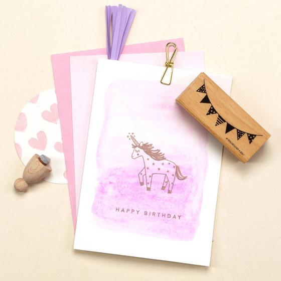 5x Stempel | Einhorn