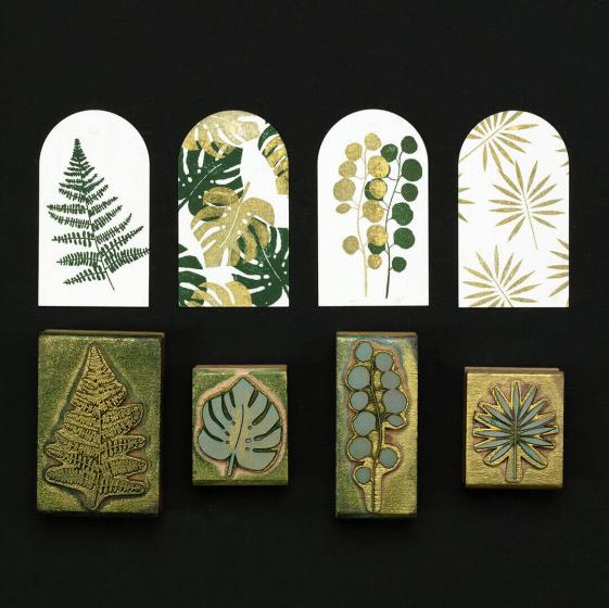 5x Stempel | Eukalyptus