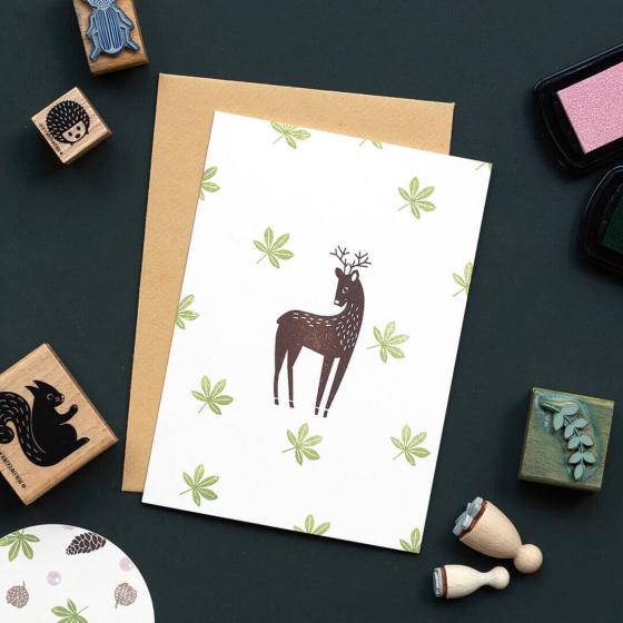 5x Stempel | Reh