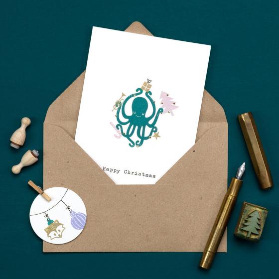 5x Stempel | Oktopus