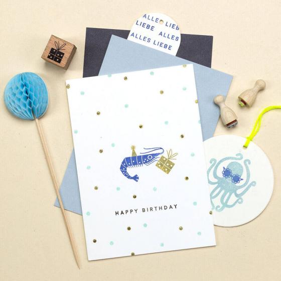 5x Stempel | Oktopus