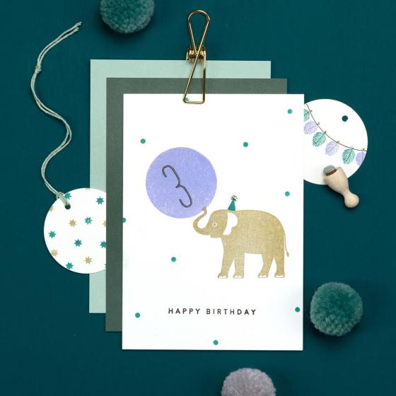 5x Stempel | Happy Birthday 5