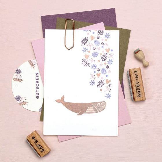 5x Stempel | Blauwal