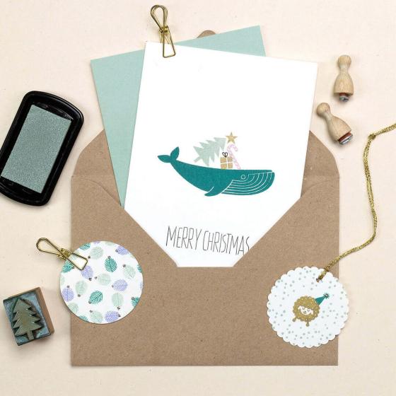 5x Stempel | Blauwal