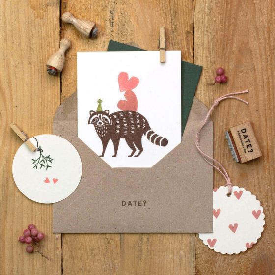 5x Stempel | Waschbär