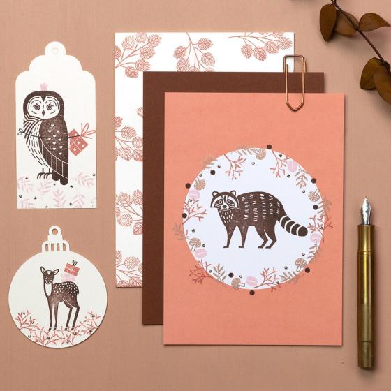5x Stempel | Waschbär