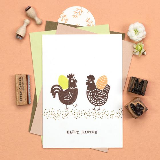 5x Stempel | Hahn