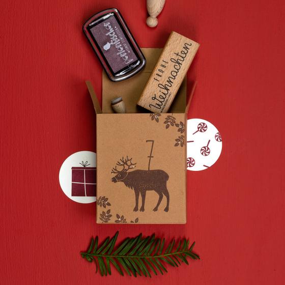 5x Stempel | Rentier