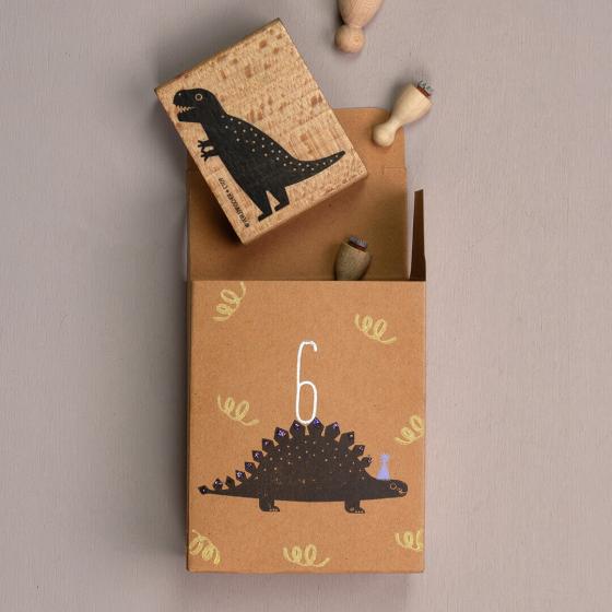 5x Stempel | Stegosaurus