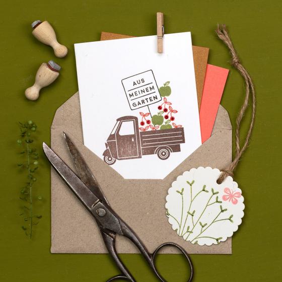 5x Stempel | Aus meinem Garten