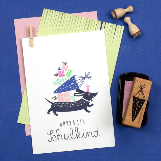 5x Stempel | Dackel 2