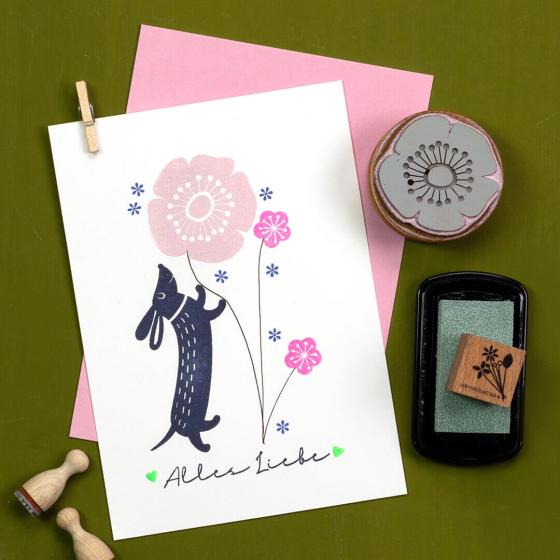 5x Stempel | Dackel 2