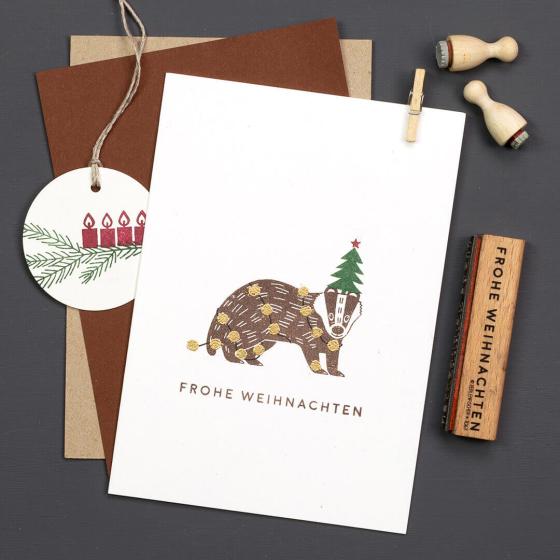 5x Stempel | Dachs