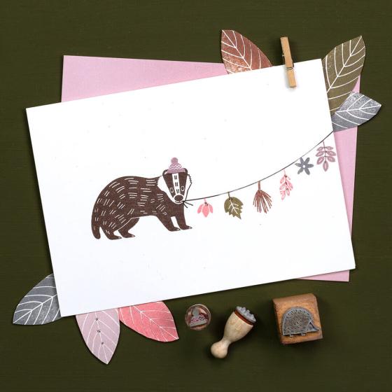 5x Stempel | Dachs