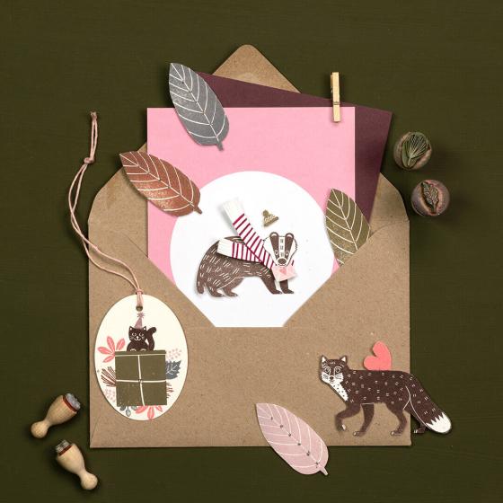 5x Stempel | Dachs
