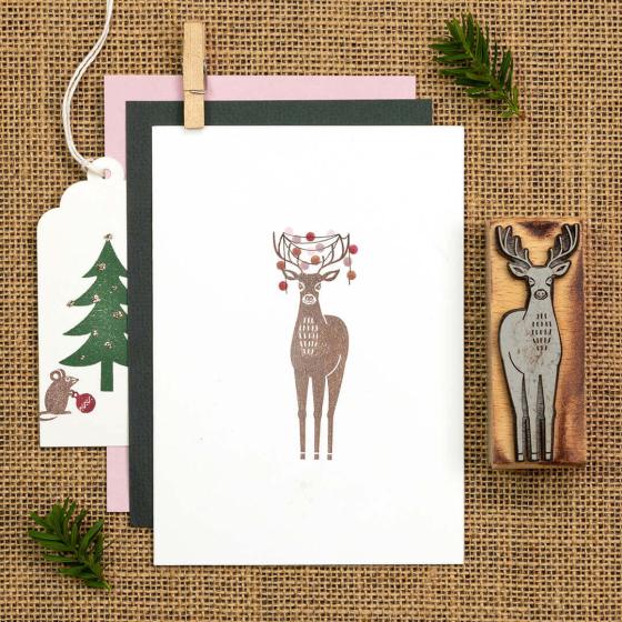 5x Stempel | Hirsch 2