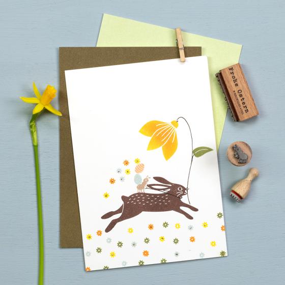 5x Stamp | Bunny jumping