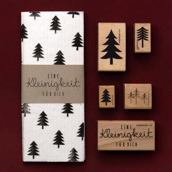 5x Stempel | Tannenbaum groß